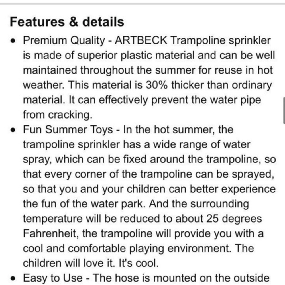 BUNDLE of 2 Trampoline Sprinklers‎ - Picture 7 of 9